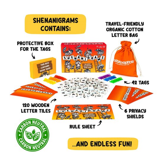 Shenanigrams Family Word Game image number 4