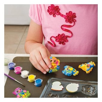Glow-in-the-Dark Owls Mould and Paint Kit