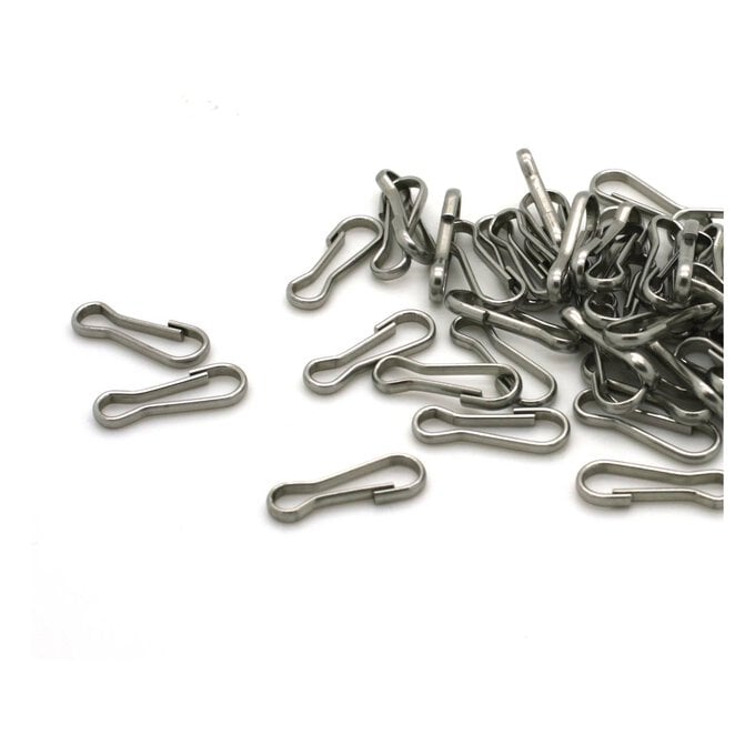 Beads Unlimited Silver Plated Hooks 18mm x 6mm 25 Pack image number 1