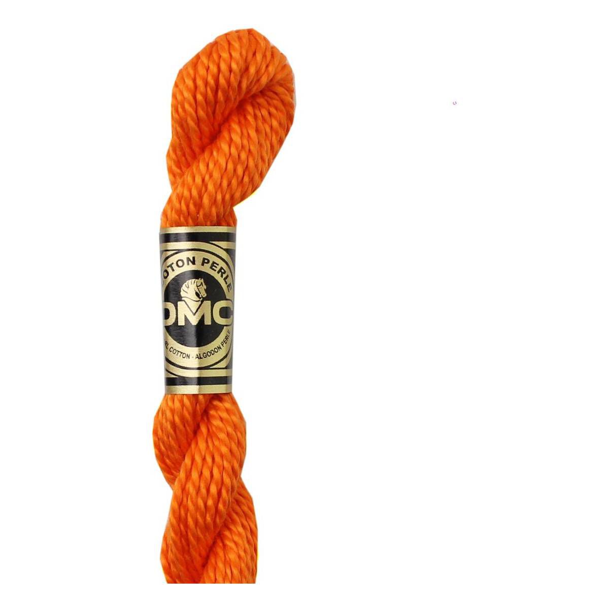 DMC Orange Pearl Cotton Thread Size 3 15m (740) | Hobbycraft