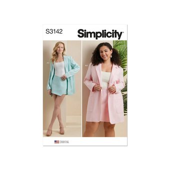Simplicity Women's Blazer and Skort  Sewing Pattern S3142 (W3 30W-38W)