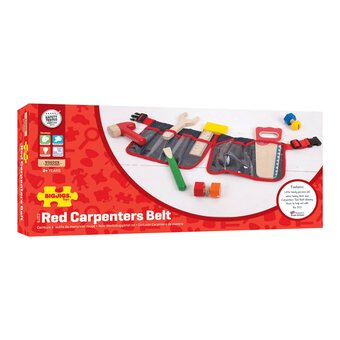 Bigjigs Red Carpenters Toolbelt