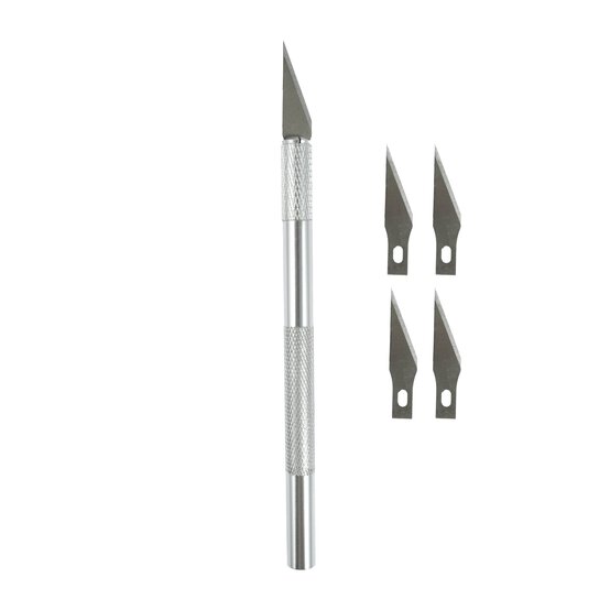 Craft Knife and 5 Replacement Blades image number 1