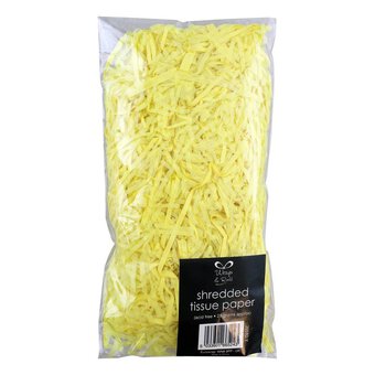Yellow Shredded Tissue Paper 25g