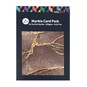 Brown Marble Foil Card A4 16 Pack image number 3