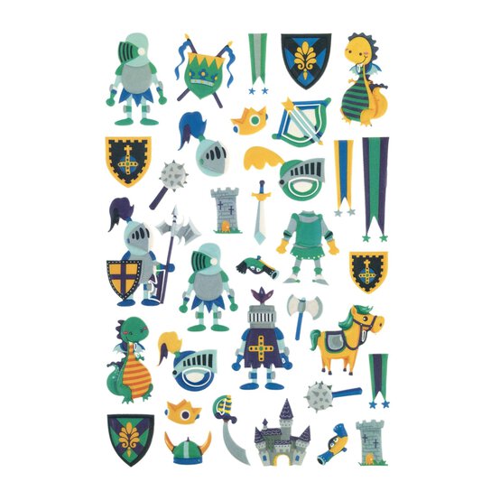 Knight Puffy Stickers image number 1