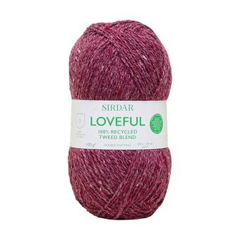 Sirdar Berry Loveful 100% Recycled Tweed Blend 100g