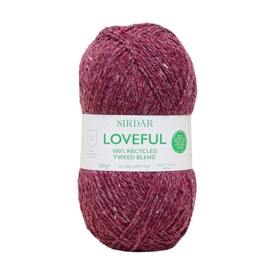 Sirdar Berry Loveful 100% Recycled Tweed Blend 100g image number 1