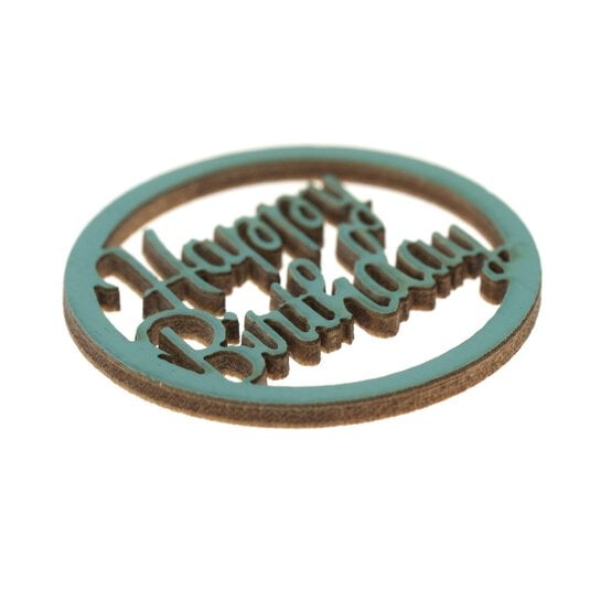 Create & Celebrate Happy Birthday Wooden Confetti 24 Pack image number 3