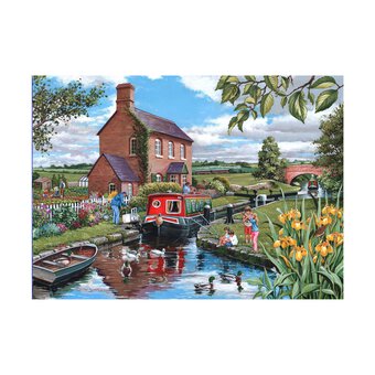 House of Puzzles Keepers Cottage Jigsaw Puzzle Tube 150 Pieces