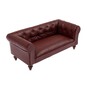 Doll&rsquo;s House Classic Red Chesterfield Sofa  image number 1