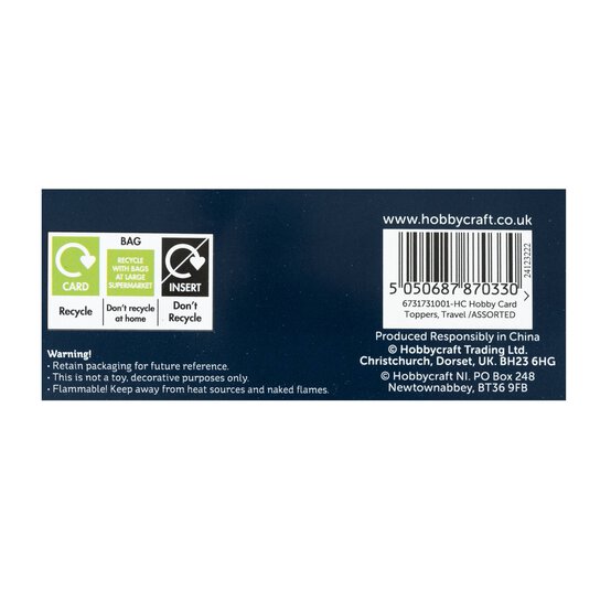 Travel Card Toppers 8 Pack image number 5