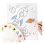 Space Rocket Colour-in Canvas image number 3