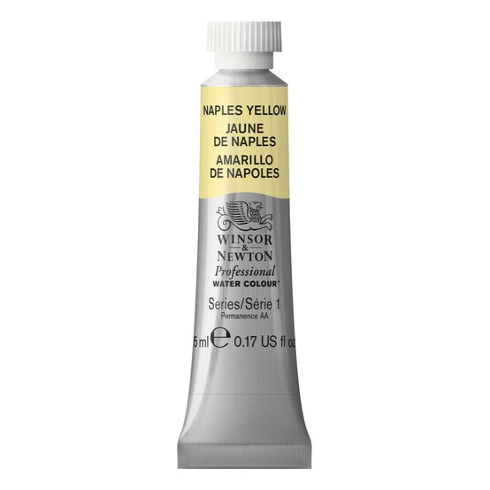 Winsor & Newton Naples Yellow Professional Watercolour Tube 5ml image number 1