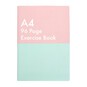 Pink and Aqua Exercise Book A4 image number 1