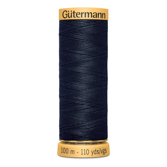 Gutermann Grey Cotton Thread 100m (5412) image number 1