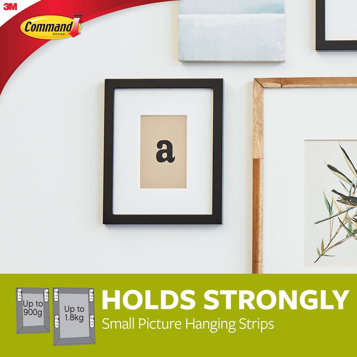 Command Small Picture Hanging Strips 4 Pieces | Hobbycraft