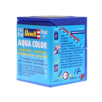 Revell Dark Grey Silk Aqua Colour Acrylic Paint 18ml (378) image number 4