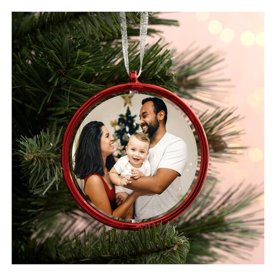 Spinning Photo Bauble 9cm  image number 4