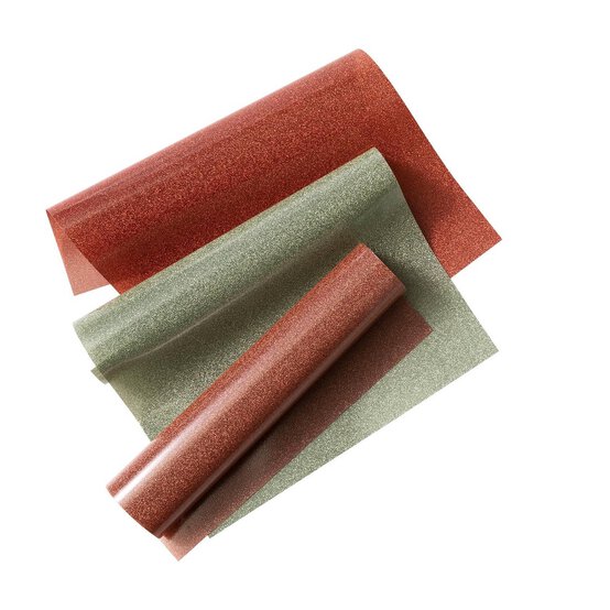 Cricut Joy Xtra Sea Sparkle Glitter Smart Iron-On 9.5 x 12 Inches 3 Pack image number 2