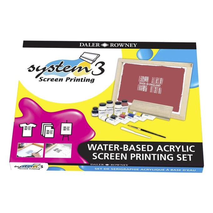 Daler-Rowney Water-Based Acrylic Screen Printing Set image number 1
