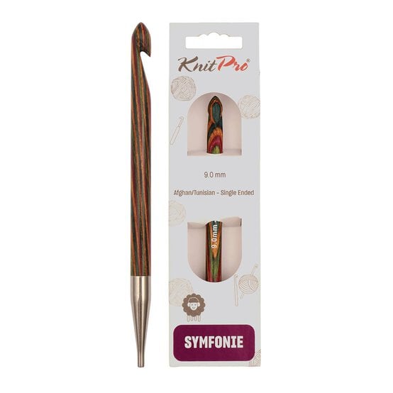 KnitPro Symfonie Crochet Hook 9mm x 15cm  image number 1