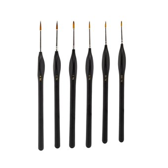 Modelcraft Fine Quality Synthetic Brush Set 6 Pack 