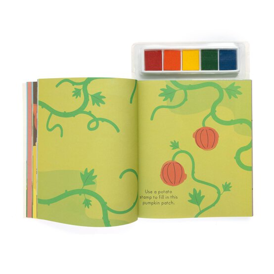 On The Farm Finger Print Art Activity Book image number 3