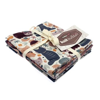 Cosy Kittens Cotton Fat Quarters 4 Pack