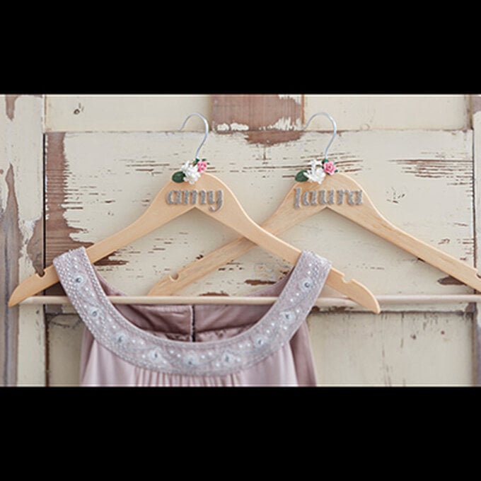 How to Make Personalised Wedding Hangers image number 1