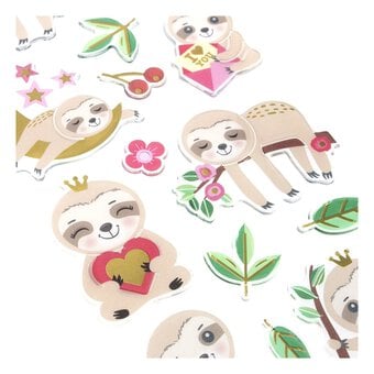Sloth Gel Stickers image number 3
