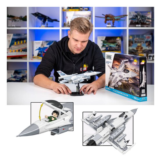 COBI F-16C Fighting Falcon Set image number 3