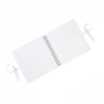 Spiral Bound White Scrapbook 12 x 12 Inches