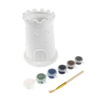 Paint Your Own Castle Pen Pot