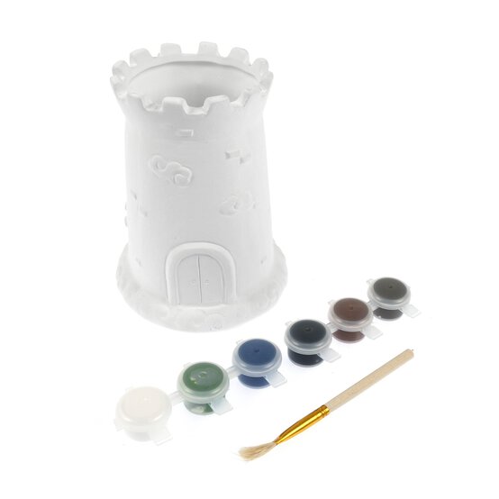 Paint Your Own Castle Pen Pot image number 3