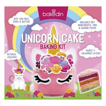 BakedIn Unicorn Cake Baking Kit image number 2