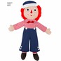 Simplicity Raggedy Dolls Sewing Pattern 8043 image number 6