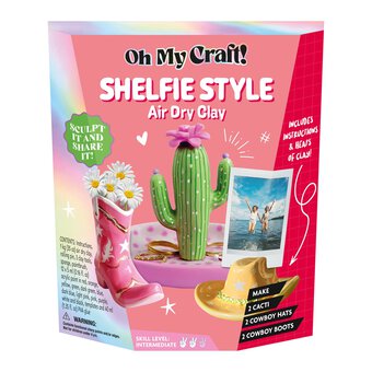 Oh My Craft! Shelfie Style Air Dry Clay Kit
