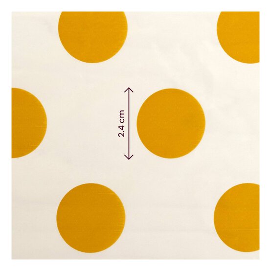 Gold Dot Table Cover 1.4m x 2.7m image number 4