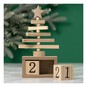Wooden Advent Countdown Block Tree image number 2