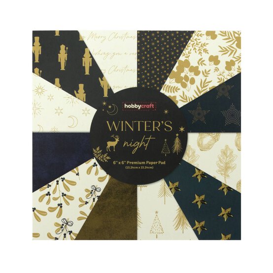 Winter’s Night 6 x 6 Inches Paper Pad 24 Sheets image number 5