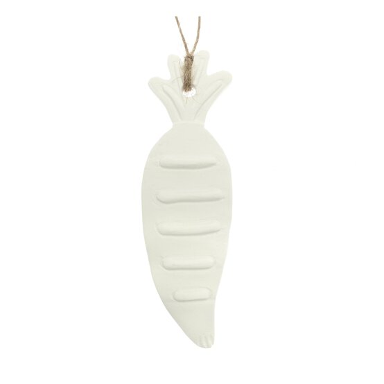 Hanging Plaster Carrot Decoration 11cm image number 4