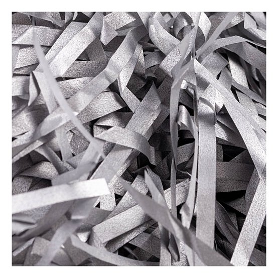 Silver Shredded Tissue Paper 25g image number 2
