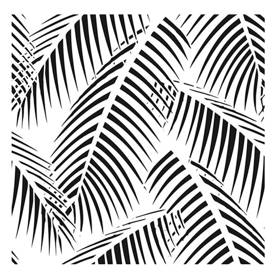 Cadence Tree Leaf Home D&eacute;cor Stencil 25cm x 25cm image number 2