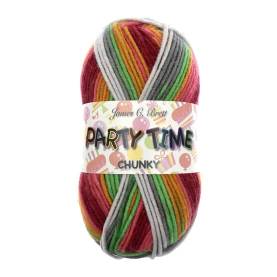 James C Brett Minerals Party Time Chunky Yarn 100g image number 1
