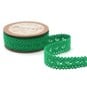 Green Cotton Lace Ribbon 18mm x 5m image number 3