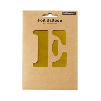 Extra Large Gold Foil Letter E Balloon image number 3