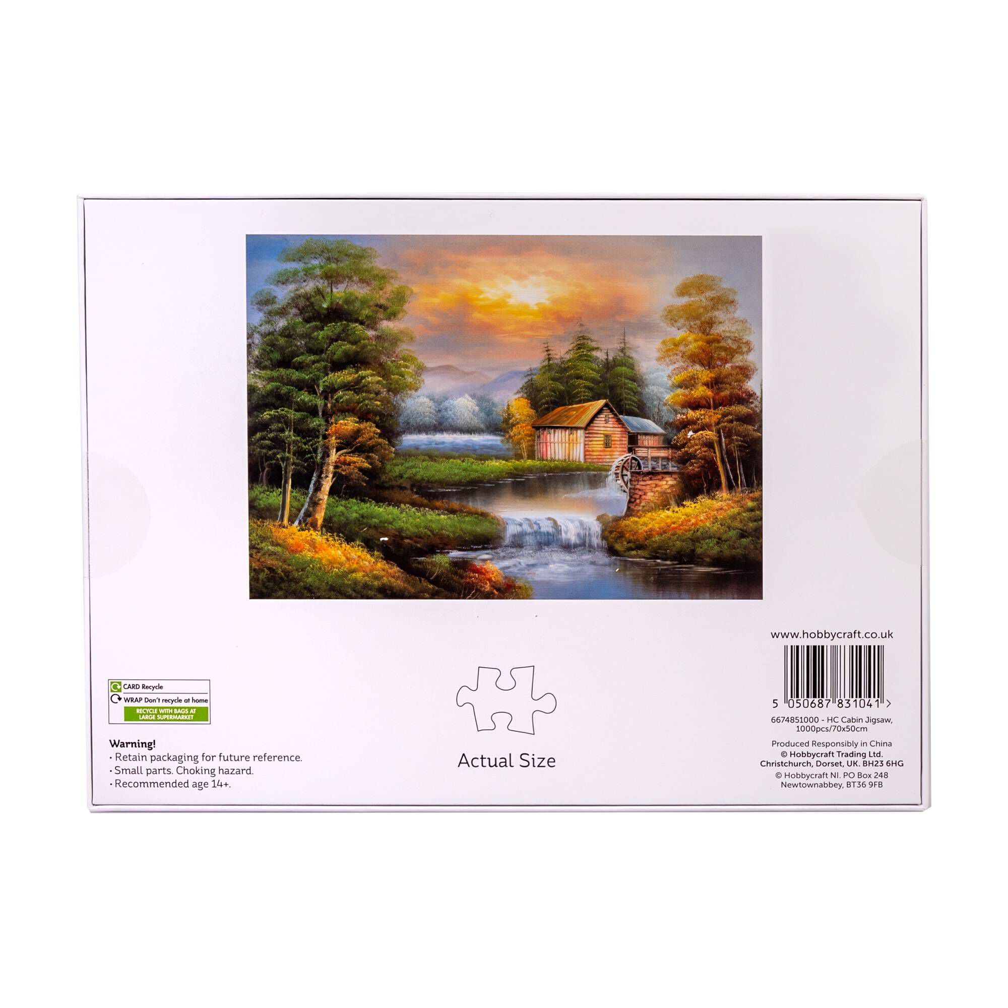 Cabin Jigsaw Puzzle 1000 Pieces Hobbycraft