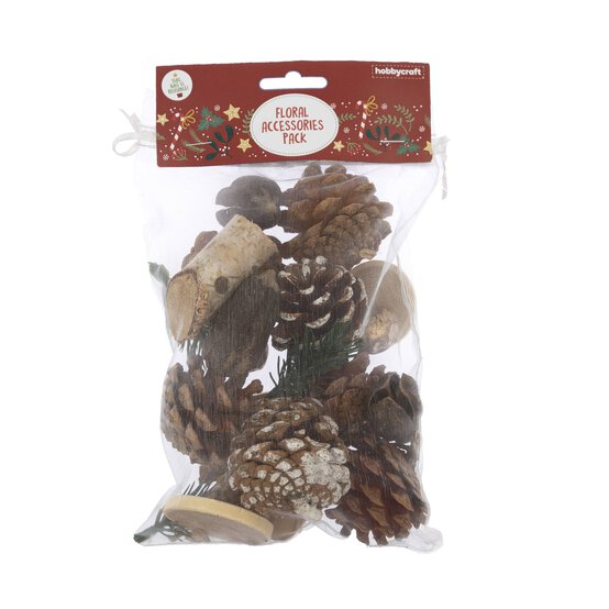 Mixed Christmas Floral Accessories Pack image number 3