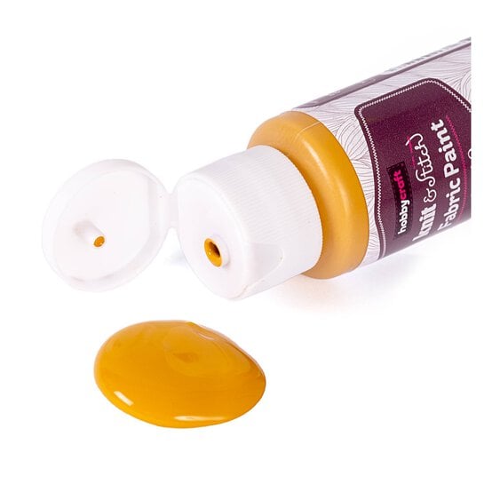 Amber Fabric Paint 60ml image number 2